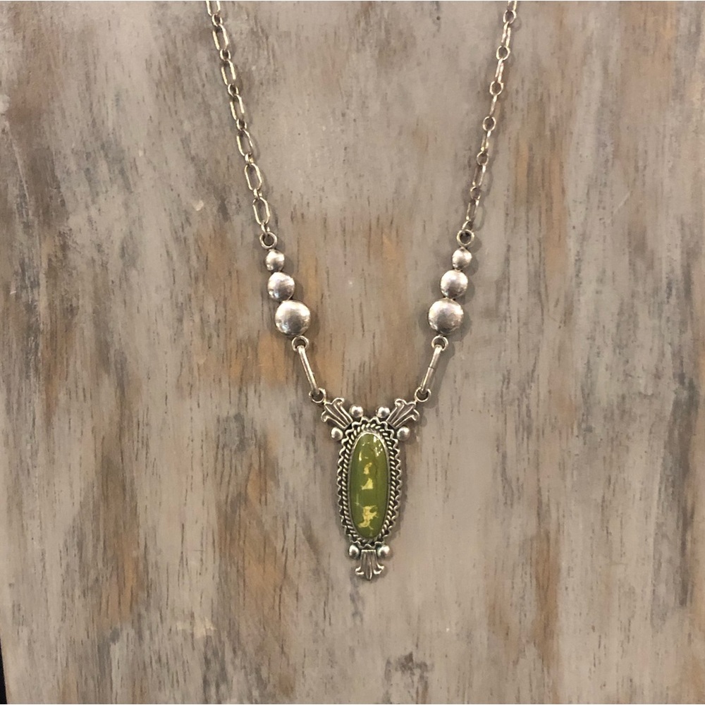 Manassa Sterling Turquoise Necklace